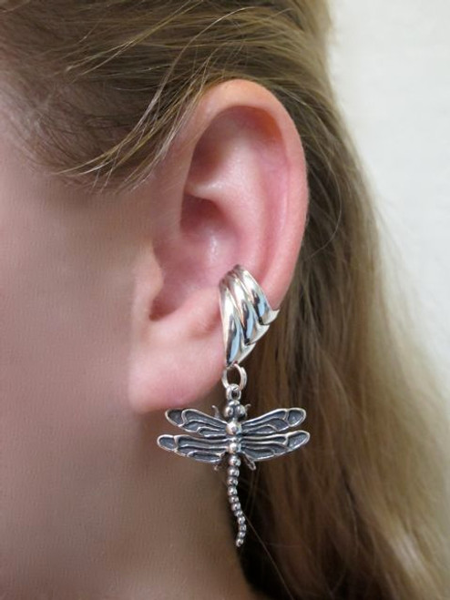 Dragon Fly Ear Cuff - Silver Dragon Fly Ear Cuff - Silver