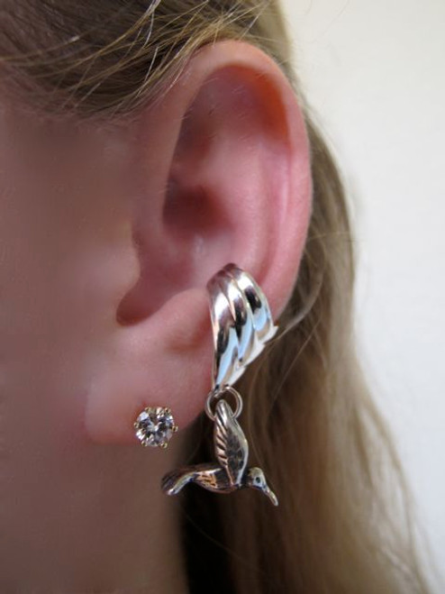 Small Hummingbird Ear Cuff Chevron Small Hummingbird Ear Cuff Chevron