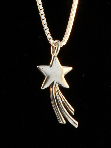 Celestial - Shooting Star Charm - 14K Gold - Marty Magic Store