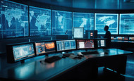 3-Tier Security Console Furniture for Single Operator