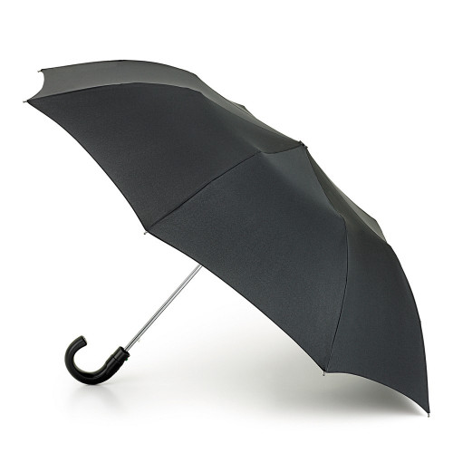 Fulton Ambassador  Mens Crook Handle Auto Umbrella Black