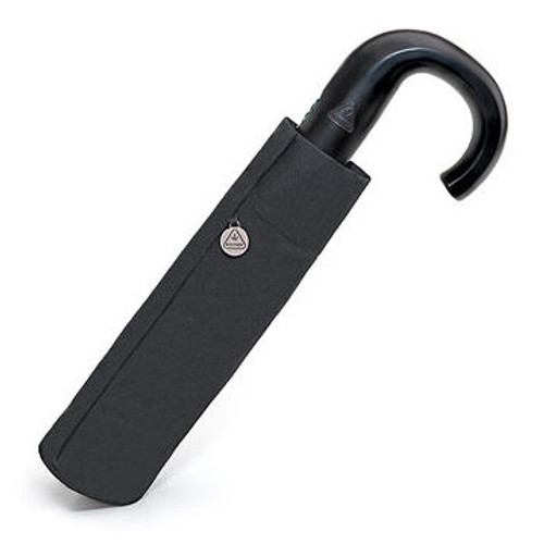Fulton Open & Close Mens Crook Handle Auto Umbrella Black Fulton Open & Close Mens Crook Handle Auto Umbrella Black