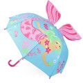 DUA 3D Pop Up Lighweight Kids Dome Umbrella Mermaid 