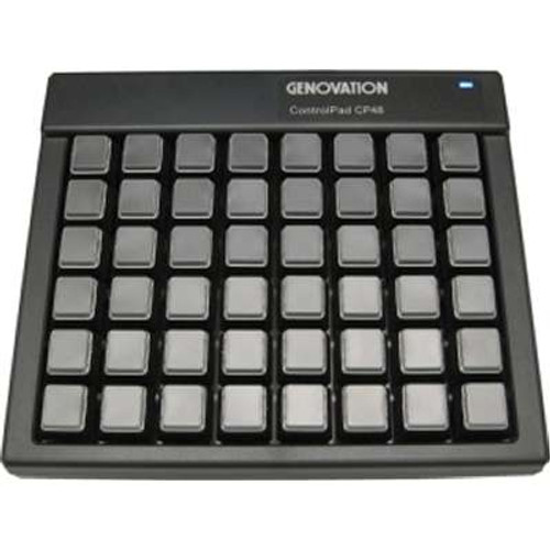 Genovation CP48-USBHID - 48KEY USB Controlpad Black Hotkeys