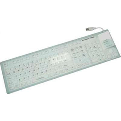 GrandTec USA FLX-7000 - Washable Flexible Indestructible Keyboard with Built in Mouse