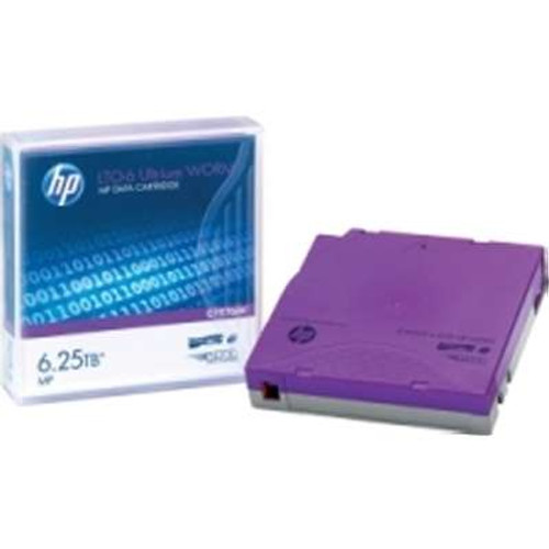 HPE C7976W - LTO-6 Ultrium 6.25TB MP WORM Data Cartridge Purple 1-pack