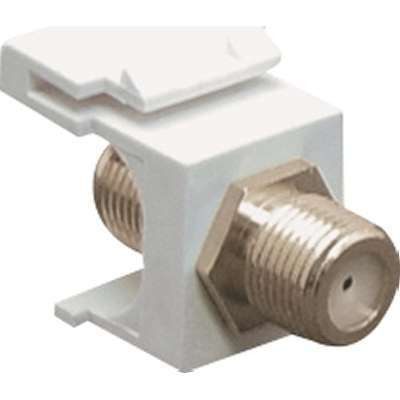 ICC IC107B5FWH - Module F-Type Nickel Plated White