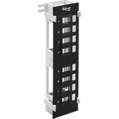 ICC IC107BP8VB - Patch Panel Vertical 8 Port Flush Mount