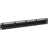 ICC ICMPP24CP5 - Cat 5E 24 Port Feed-Thru Patch Panel 1 RMS