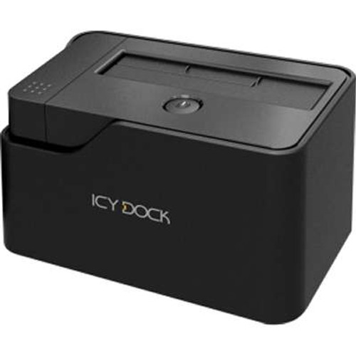 Icy Dock MB981U3S-1S - EZ-Dock MB981U3S-1S 2.5/3.5 SATA Hard Disk Drive/SSD USB 3.0/eSATA Docking Station - Black