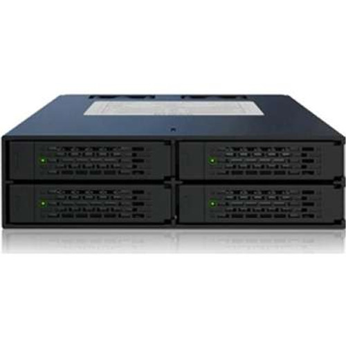 Icy Dock MB994SP-4S - ToughArmor MB994SP-4S 4x2.5" SAS/SATA Hard Disk Drive Hot Swap Mobile Rack - Black