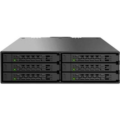 Icy Dock MB996SP-6SB - ToughArmor MB996SP-6SB 6x2.5" SATA Hard Disk Drive Hot Swap Mobile Rack Black