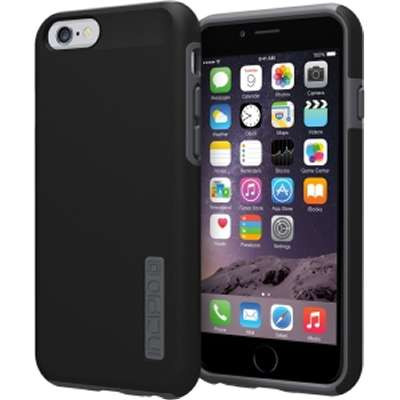 Incipio IPH-1179-BLKGRY - Dualpro Black/Gray Soft Touch for iPhone 6