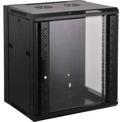 Intellinet 711715 - 19" Wallmount Cabinet 6U Flatpack Black