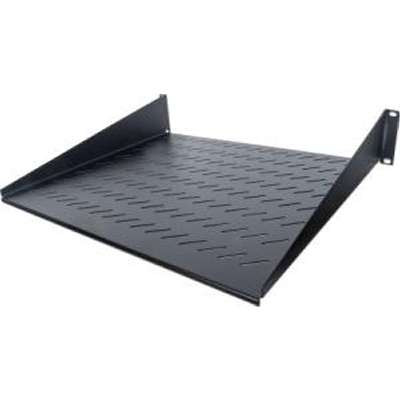 Intellinet 712514 - 19" Cantilever Shelf 2U 2-Point Front Mount 400 mm Depth Vented Black
