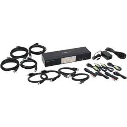 IOGEAR GCS1934 - Network KVMP GCS1934 4-Port DISPLAYPORT1.2 KVMP with USB3.1 Hub Retail