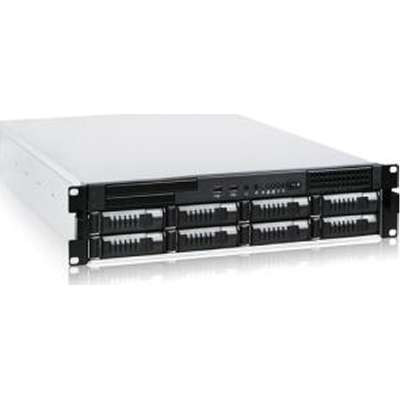 iStarUSA E2M8-75S2UP8G - Case E2M8-75S2UP8G 2U 8-Bay Storage Server RM with 750W Redundant Power Supply
