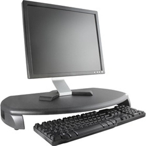 Kantek MS280B - Monitor Stand/Keyboard Storage Black