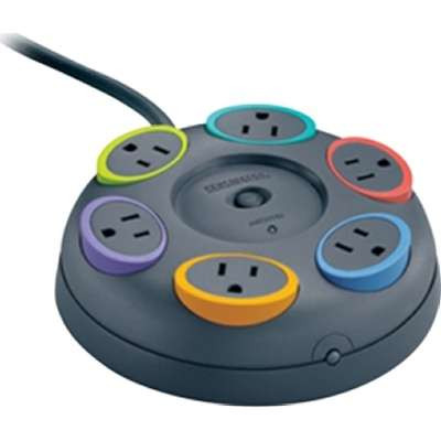 Kensington K62634NA - SmartSockets Table Top Surge 6OUT 16FT 1500J