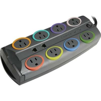 Kensington K62691NA - SmartSockets Premium Adapter 8OUT 8FT 3090J with Ph Jack