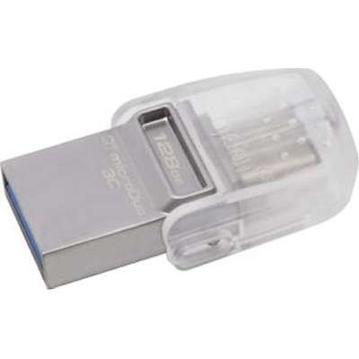 Kingston Technology DTDUO3C/128GB - 128GB DT Microduo 3C USB 3.0 3.1 Type-C Flash Drive