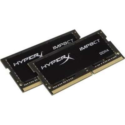 Kingston Technology HX421S13IBK2/8 - 8GB 2X4GB 2133MHz DDR4 SODIMM CL13 HyperX Impact