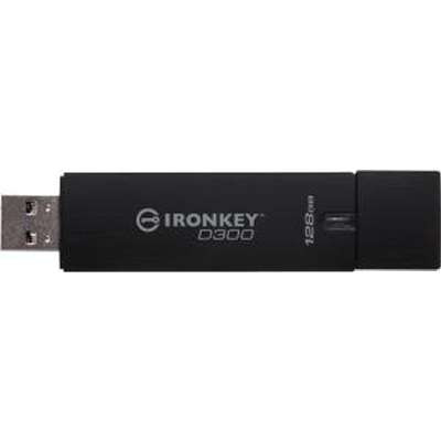 Kingston Technology IKD300/128GB - 128GB IronKey D300 Encrypted USB 3.0 Fips Level 3