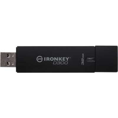 Kingston Technology IKD300/32GB - 32GB IronKey D300 Encrypted USB 3.0 Fips Level 3