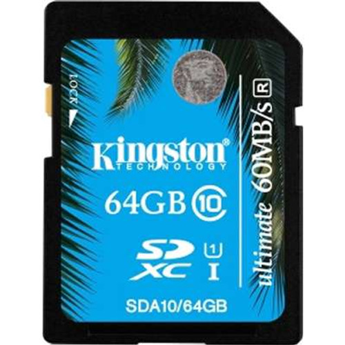Kingston Technology SDA10/64GB - 64GB SDXC Class 10 UHS-1 Ultimate Flash Card