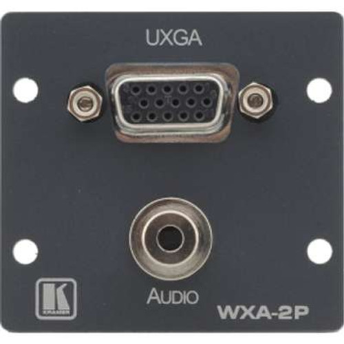 Kramer Electronics WXA-2P - Wall PLT Insert 15 Pin HD & 3.5MM Stereo A