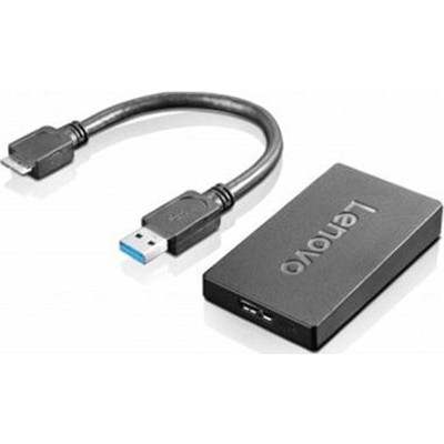 LENOVO 4X90J31021 - Lenovo USB 3 to DP Adapter Backward Compatible with QHD and HD Monitors