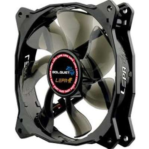 LEPA LP-BOL12P-R - Lepatek Fan LP-BOL12P-R 12CM Bol.Quiet PWM Cooling Fan Obsidian Red Retail