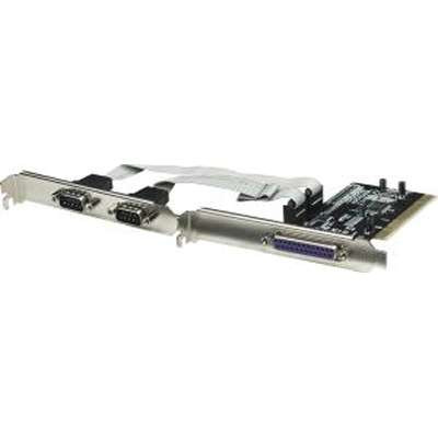 Manhattan Computer Products 158251 - Serial/Parallel Combo PCI Card Two Serial DB9 + One Parallel DB25 External Ports