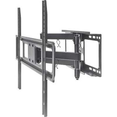 Manhattan Computer Products 461351 - Holds One 37" to 70" Flat-Panel/Curved TV up to 40kg (88lbs.) Tilt Swivel Leve