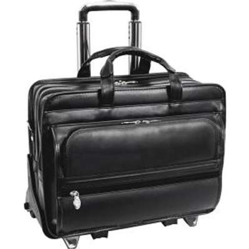 McKlein USA 86445 - Mckleinusa Franklin Leather Detachable Wheeled Laptop Case