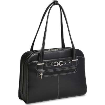 McKlein USA 96305C - Mckleinusa Mayfair Black Ladies Laptop Case