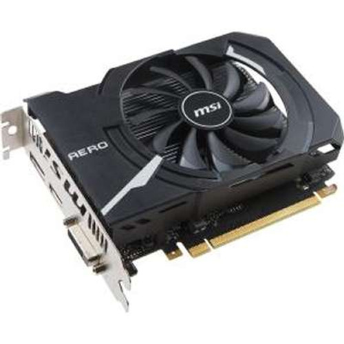 MSIGTX1050AEROITX2G - G1050AI2C Geforce 1050 Aero ITX 2G GDDR5 PCIE3.0 HDMI DP DVI-D 300W