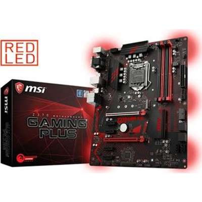 MSIZ370 GAMING PLUS - Intel 8th Gen ATX DDR4 64GB 2PCIEX16 CFX M.2 DSUB DVI DP USB3.1