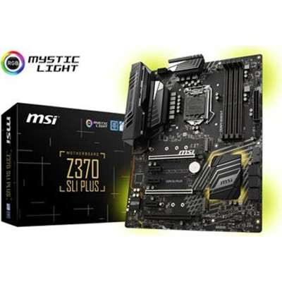 MSIZ370 SLI PLUS - Intel 8th Gen ATX DDR4 64GB 3PCIEX16 CFX Sli M.2 DVI HDMIUSB3.1