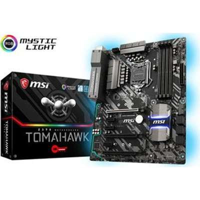 MSIZ370 TOMAHAWK - Intel 8th Gen ATX DDR4 64GB 2PCIEX16 CFX M.2 DVI HDMI USB3.1