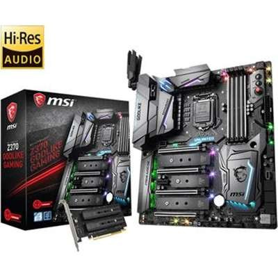 MSIZ370GODLIKEGAMING - Intel 8th Gen EATX DDR4 64GB 4PCIEX16 CFX Sli M.2 USB3.1 WiFi