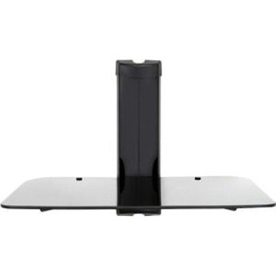 MW ProductsMWS1 - Single Glass Component L Shelf Tempered Glass with Cable Management