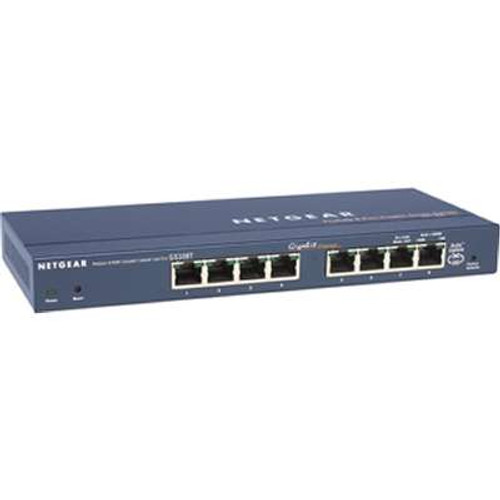 NETGEARGS108T-200NAS - ProSAFE 8-Port Gigabit Smart Managed Switch with 1 PD Port