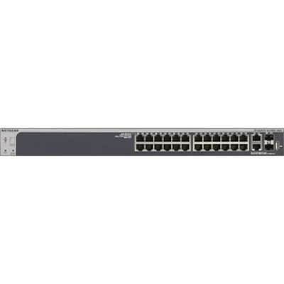 NETGEARGS728TX-100NES - ProSAFE S3300-28X 28-Port Gigabit Stackable Smart Managed Switch with 2 Copper 10G