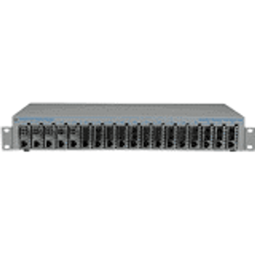 Omnitron Systems Technology1020-1 - miConverter 18-Slot Chassis with 100-240VAC Power Supply