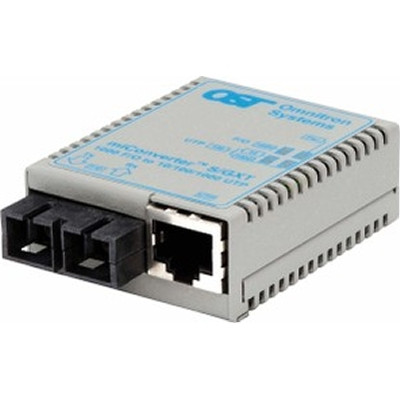 Omnitron Systems Technology1622-0-4 - miConverter S/GXT 10/100/1000 RJ-45 to 1000 Fiber MM/SC 850nm/220m UK PS
