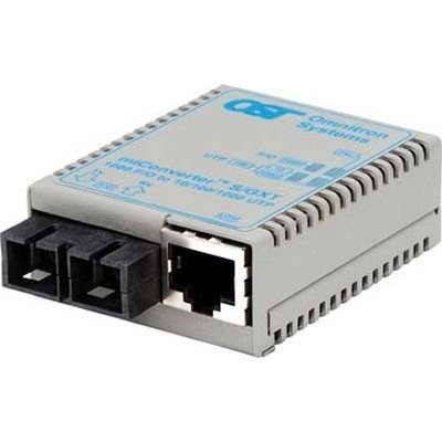Omnitron Systems Technology1622-0-6 - miConverter S/GXT 10/100/1000 RJ-45 to 1000 Fiber MM/SC 850nm/220m USB Cable