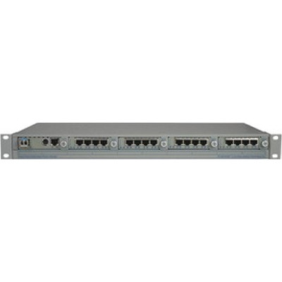 Omnitron Systems Technology2430-2-12W - iConverter 4xT1/E1 MUX + 1000 RJ-45 to SM/SC/SF Tx1310/Rx1550/40km 2xAC Management Wide