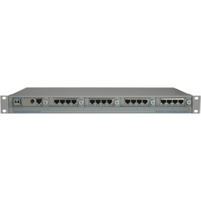 Omnitron Systems Technology2430-2-42W - iConverter 16xT1/E1 MUX+1000 RJ-45 to SM/SC/SF Tx1310/Rx1550/40km 2xAC Management Wide