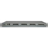 Omnitron Systems Technology2431-2-14W - iConverter 16xT1/E1 MUX + 1000 RJ-45 to SM/SC/SF Tx1550/Rx1310/40km DC Management Wide